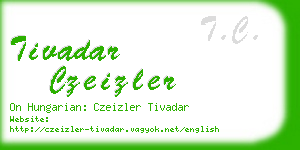 tivadar czeizler business card